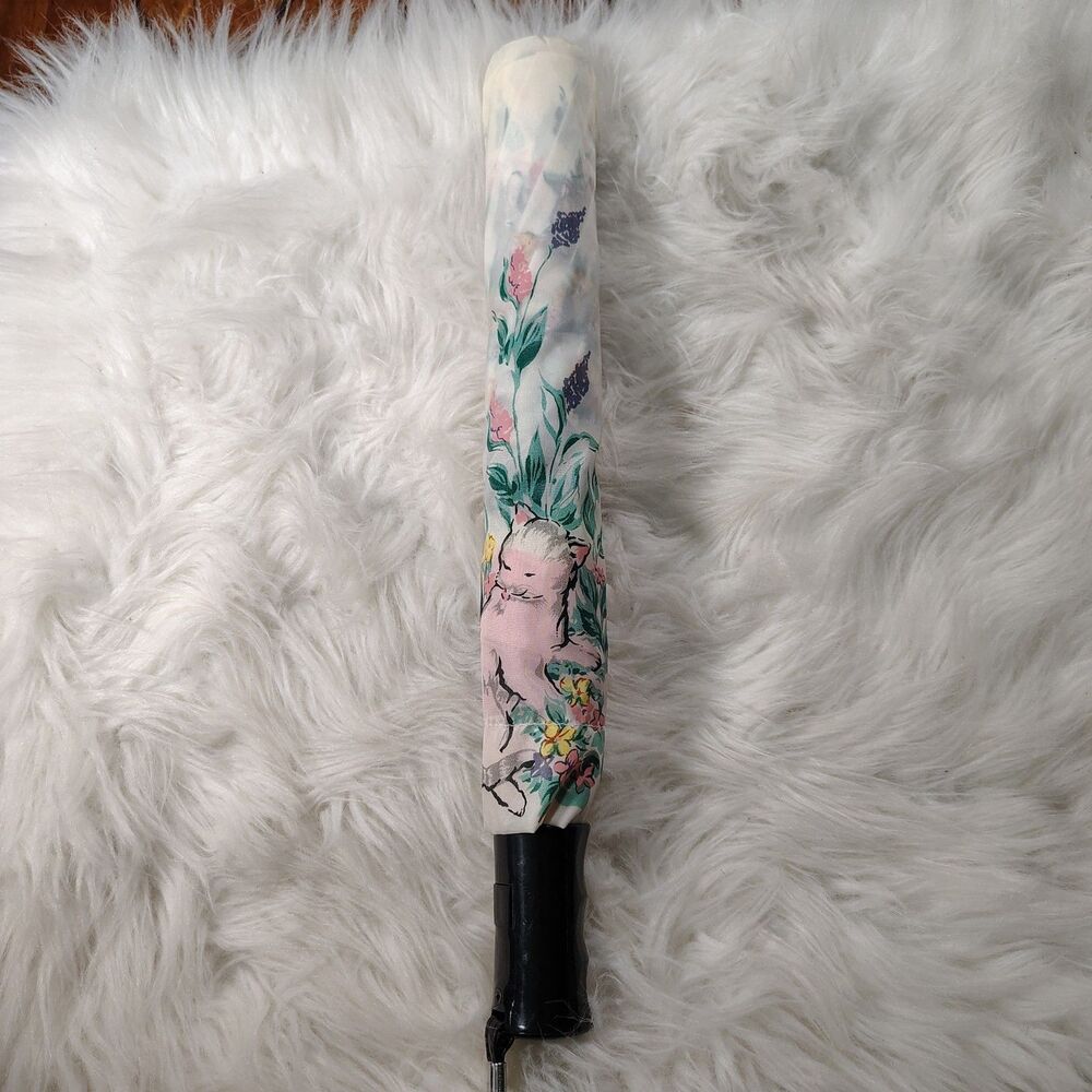 VTG Cat Enchanted Garden Umbrella Avon - Picture 2 of 9